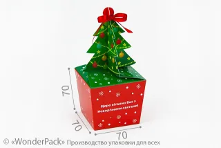Коробка. Модель "Ялинка"