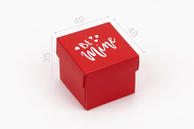 Коробка "Бусинка" №М0062-о6. "Be mine"