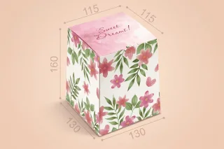 Коробка "Панеттоне"№М0029-о1. "Sweet dreams"