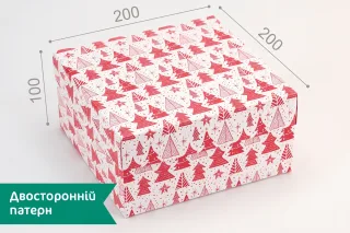 Коробка "Київ" №М0053-о39 "Ялинки святкові"