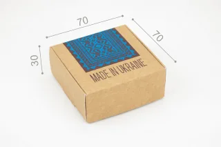 Коробка "Натуральна" №М0013-о29. "Made in Ukraine"