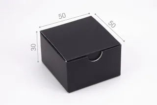 Коробка "Для біжутерії / ювелірки - 2" №М0019-о12. чорна