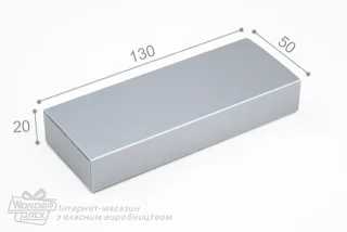 Коробка "Браслетна-міні + ложемент" №М0022-о11 Срібло