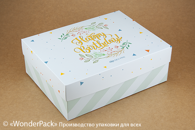 Зроблено на замовлення.Коробка за індивідуальним розміром з офсетним друком двох макетів замовника - 2