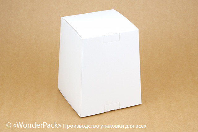 Коробка "Панеттоне" №М0029-о2. Белая - 1
