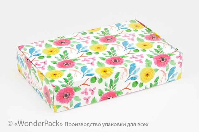 Коробка "Цукеркова" №М0032-о10. "Квіткова" - 1