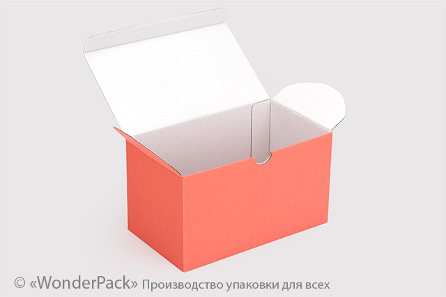 Коробка "Львов" №М0055-о5 3-слойная коралл - 2