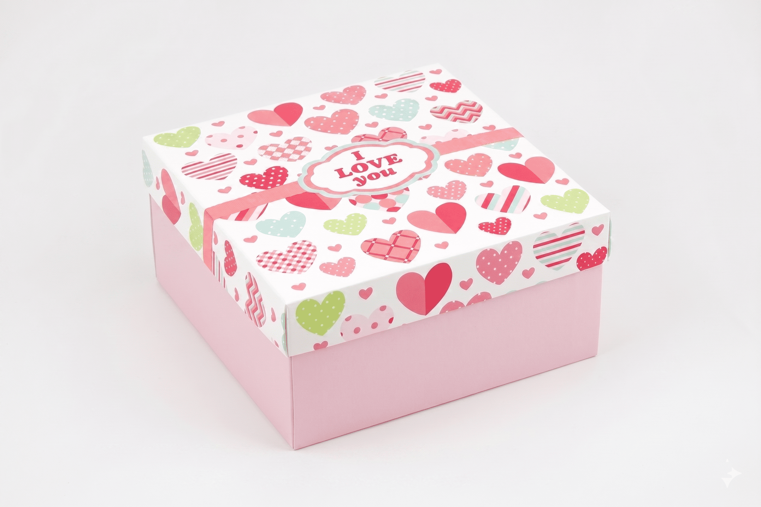 Коробка "Подарочная" №М0027-о21. "I love you" - 1