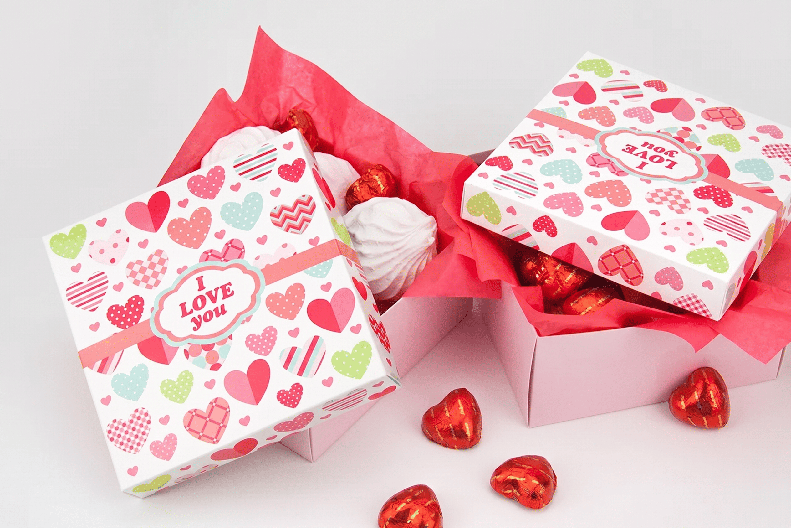 Коробка "Подарочная" №М0027-о21. "I love you" - 3