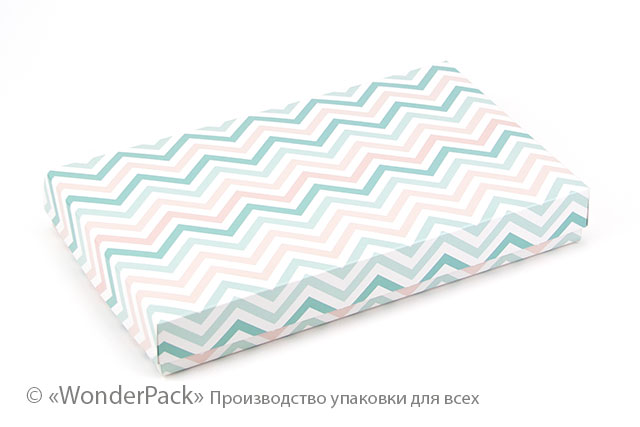 Коробка "Презент" №М0043-о6. "Зигзаг" - 1