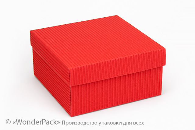 Коробка "Подарункова" №М0027-о34. 2-шарова червона - 1