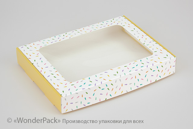 Коробка "Пряникова - міні" №М0063-о1. "Крапельки" - 1