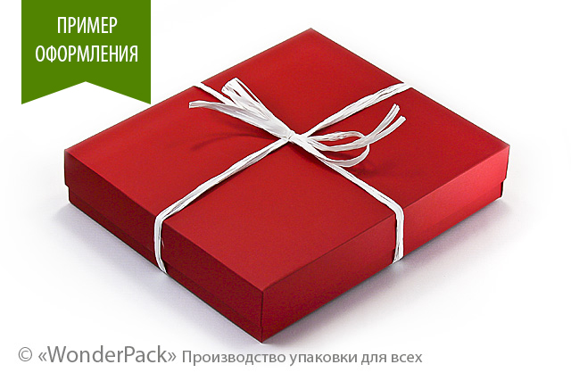 Коробка "Топ" №М0009-о1. Червона - 1