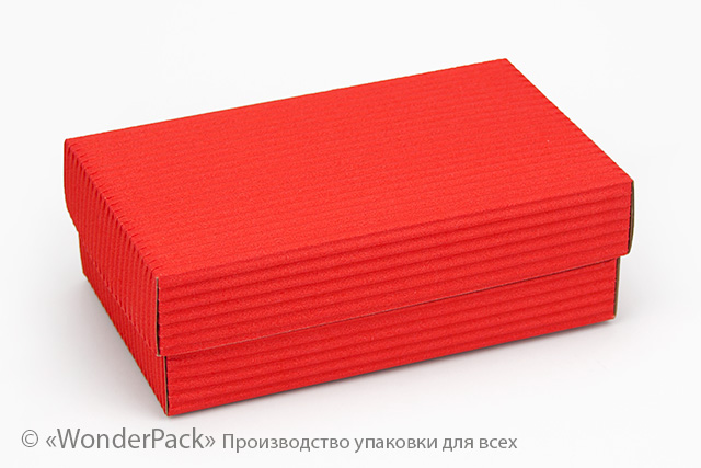 Коробка "Медіум" №М0010-о20. Гофра червона - 1