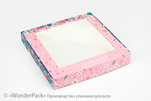 Коробка "Пряникова" №М0044-о21 "Щирі вітання" - 1