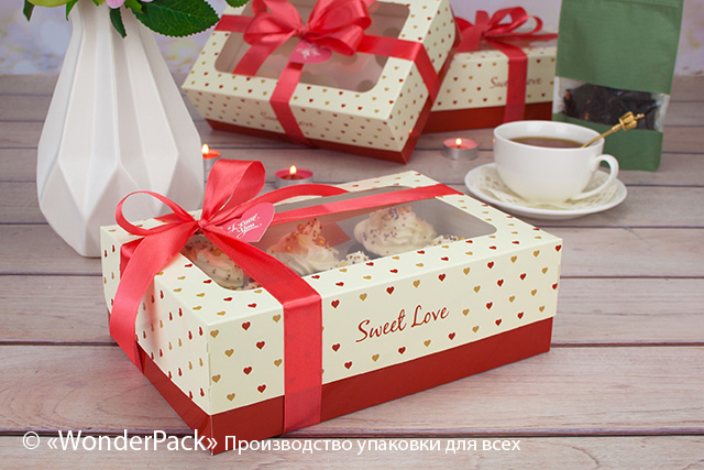 Коробка "Кексова" №М0061-о7. "Sweet love" - 4