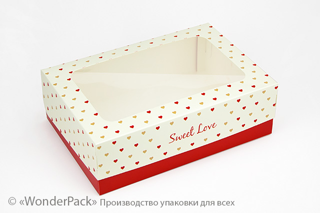 Коробка "Кексова" №М0061-о7. "Sweet love" - 1