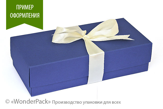 Коробка "Пенал" №М0008-о6. Синя - 3