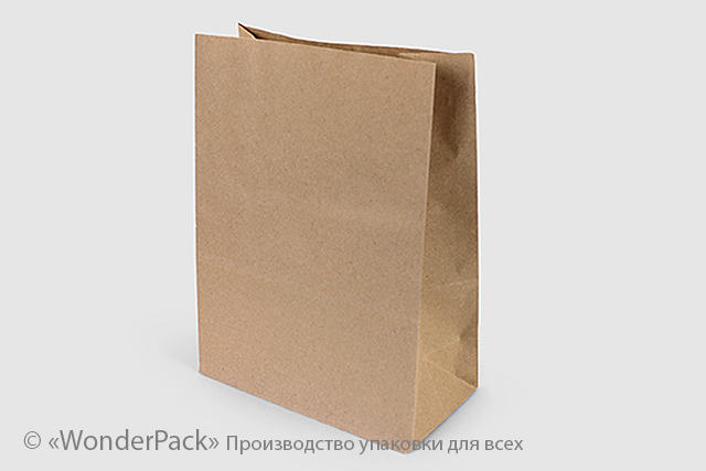Пакеты крафт. Код ПК-27. Размер 350*260*130 мм. Бурый