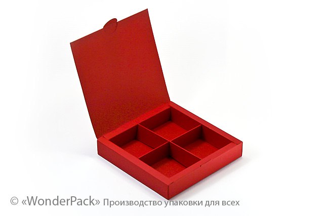 УДАЛЕНО * Коробка. Модель №0031 "Для набору". Код М0031-о2. Червона - 2