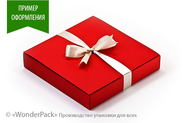 УДАЛЕНО * Коробка. Модель №0031 "Для набору". Код М0031-о2. Червона - 1