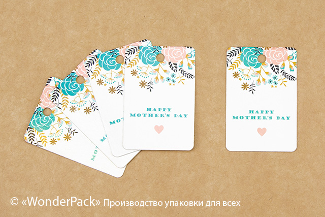 Бірки декоративні. Код БД-224 "Happy mother's day" - 1