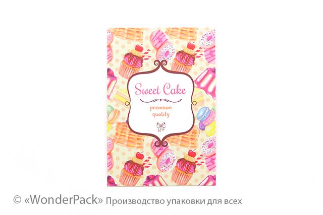Гифтик 008. 95*65 мм. "Sweet cake" - 1