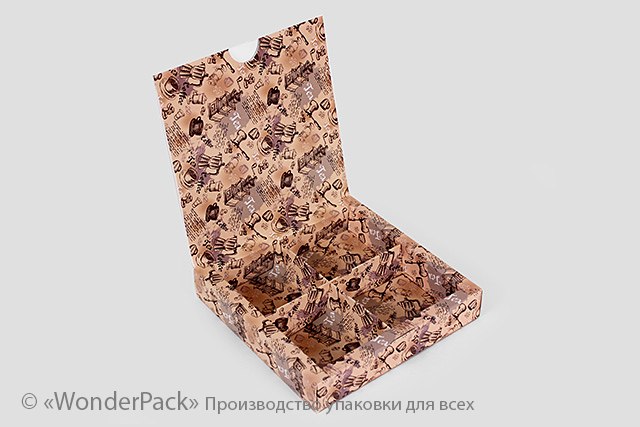 УДАЛЕНО * Коробка. Модель №0031 "Для набору". Код М0031-о6. "Кавова" - 2
