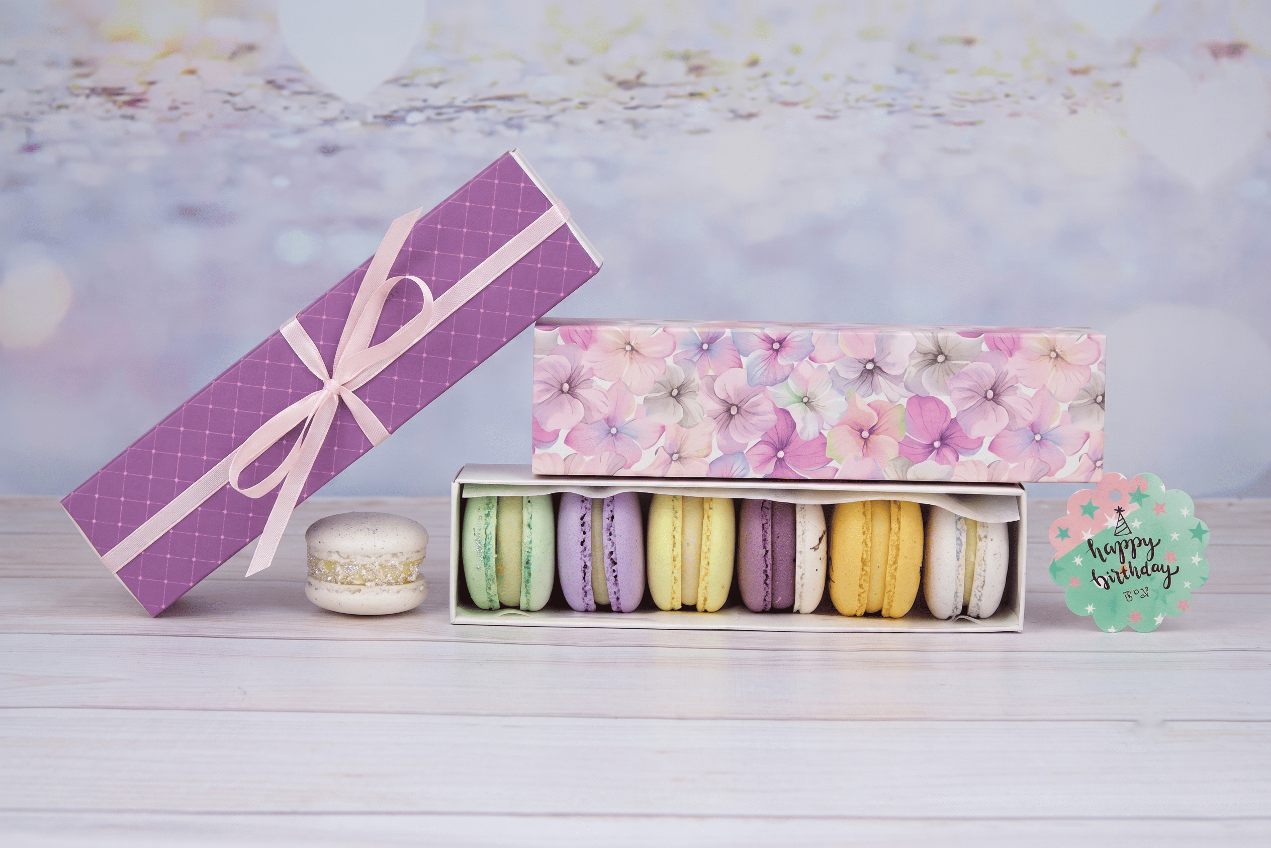 Коробка "Macaron" №М0052-о14. "Гортензия" - 3