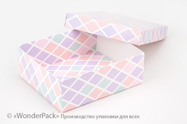 Коробка "Компакт" №М0047-о8. "Ромбики" - 2