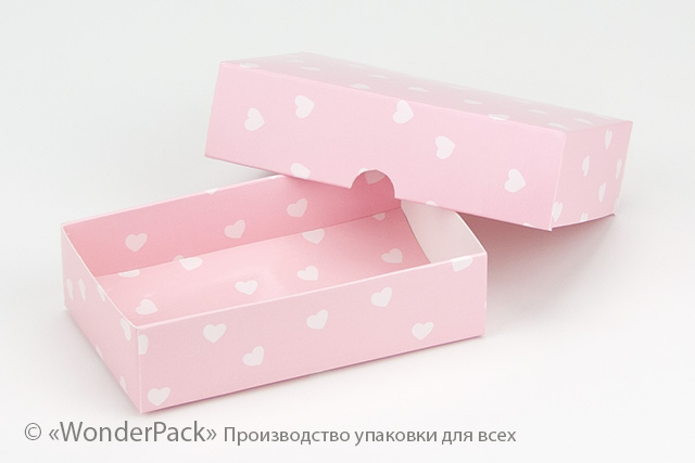 Коробка "Солодощі" №М0058-о5. Рожева - 2