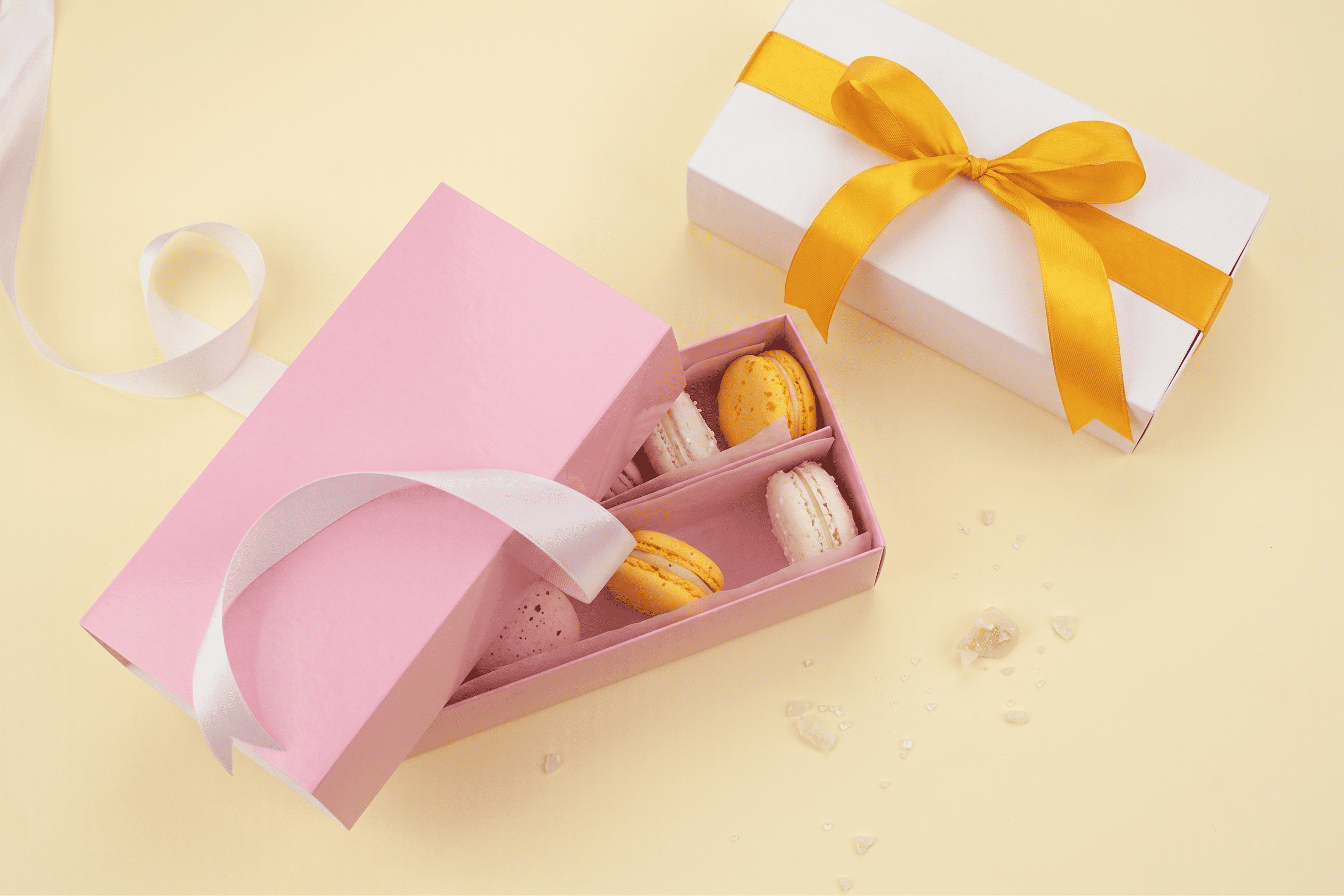 Коробка "Macaron double" №М0052-о23. Розовая - 3