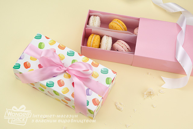 Коробка "Macaron double" №М0052-о23. Рожева - 3
