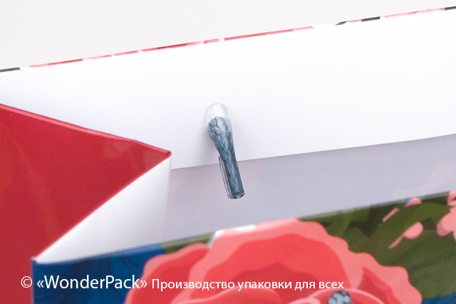 Пакет подарунковий ПР001-о4. 215*110*245 мм. "Квіти" - 2