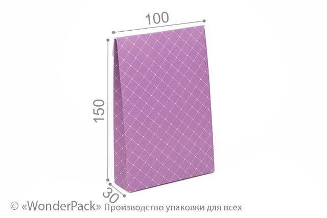 Коробка "Большой Париж" №М0041-о9. Сливовая