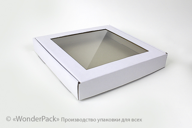 УДАЛЕНО * Коробка. Модель №0044 "Пряничная". Код М0044-о6. 3-шарова біла - 1