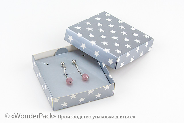 Ложемент в коробку №0023 "Квадро". Код М0023-Л05. Срібло, під набір - 1