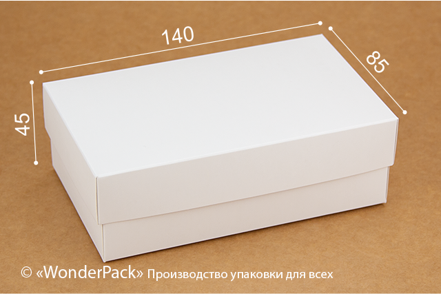 Коробка "Медіум" №М0010-о1. Біла