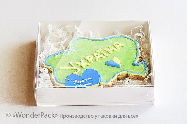 УДАЛЕНО * Коробка. Модель №0025 "Квадріус". Код М0025-о8. Біла з пластиком - 1