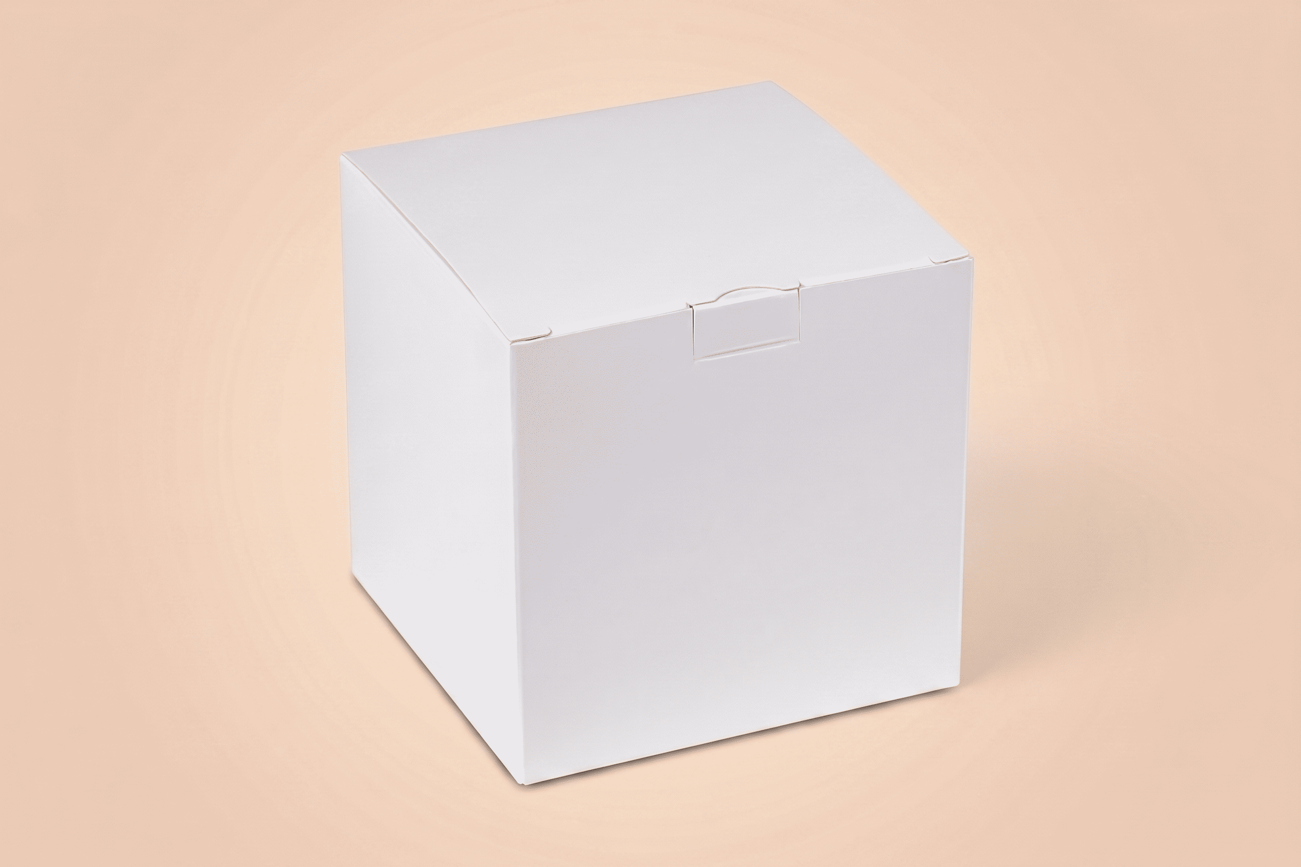 Коробка "Куб" №М0051-о1. Біла - 1
