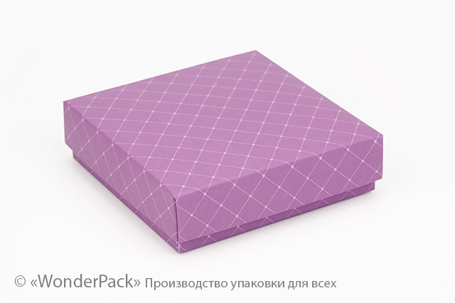 Коробка "Квадро" №М0023-о18. "Сливова" - 1