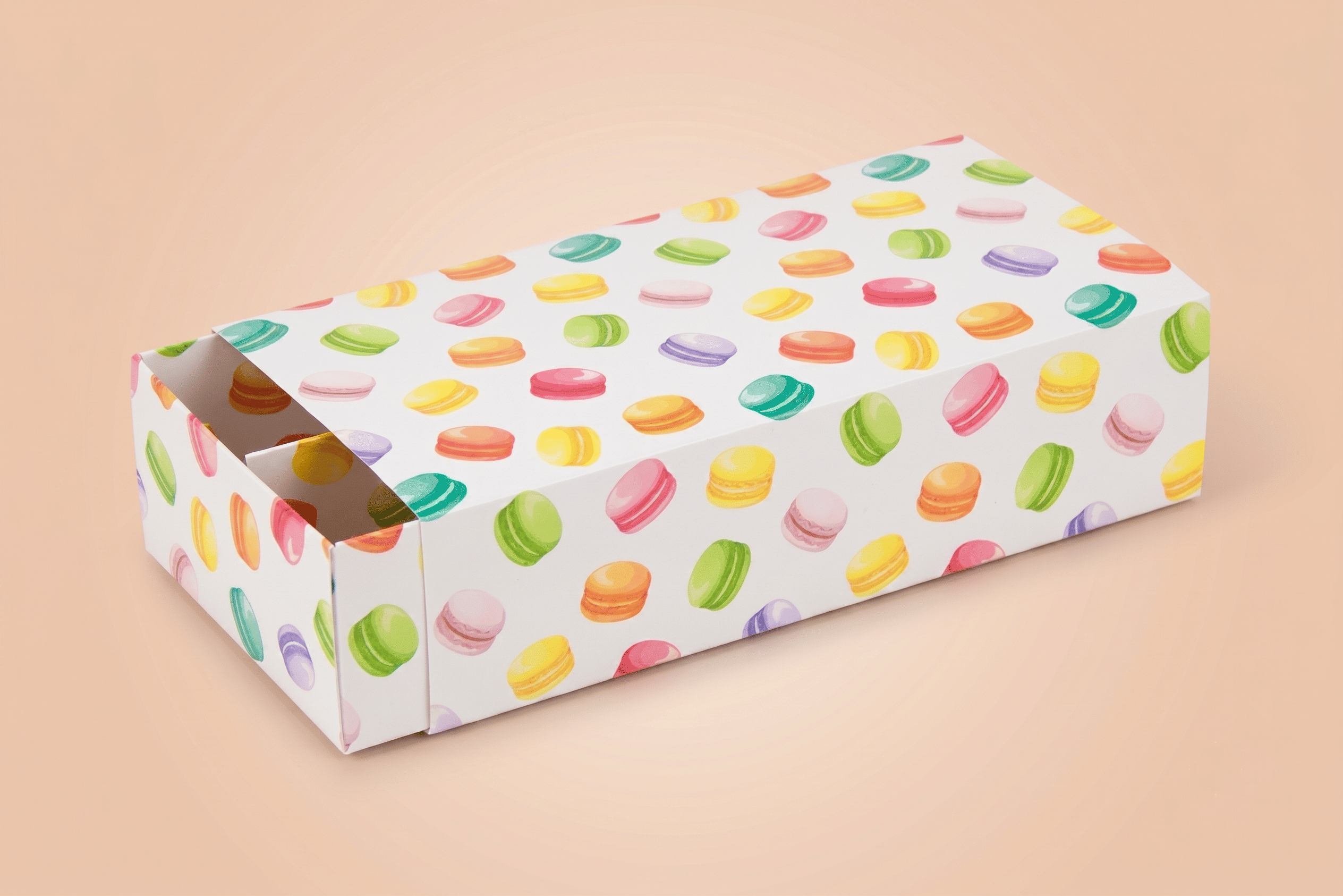 Коробка "Macaron double" №М0052-о22. "Макароны" - 1