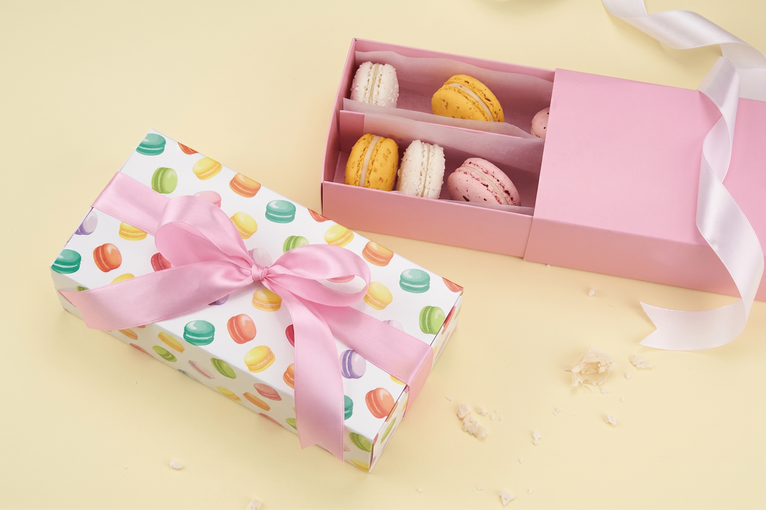 Коробка "Macaron double" №М0052-о22. "Макароны" - 3