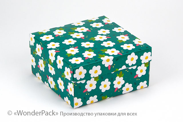 Коробка "Подарункова" №М0027-о26. "Ромашки" - 1