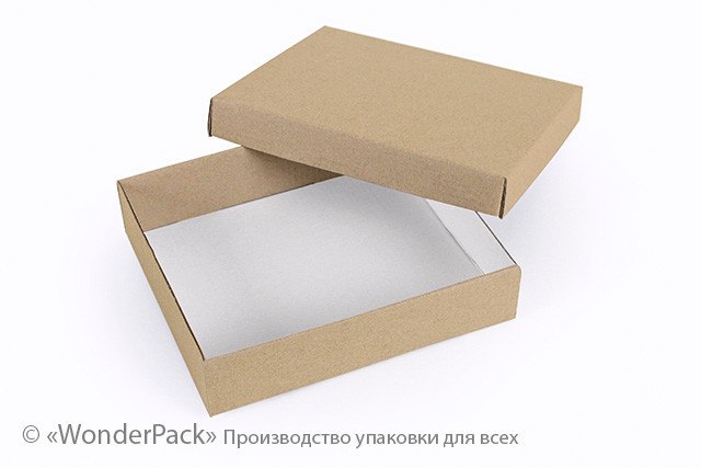 Коробка "Сувенір" №М0057-о1. Гофра 3-шарова, бура - 1