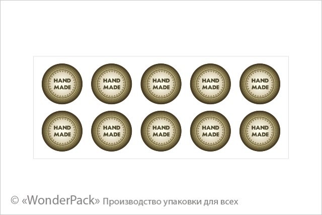 Наклейки на оракалі. 10 штук в блоці. Код НО-006. "Hand made" 3 - 1