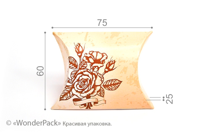 УДАЛЕНО * SALE! Коробка. Модель №0002 "Футляр". Код М0002-о10. троянди - 1