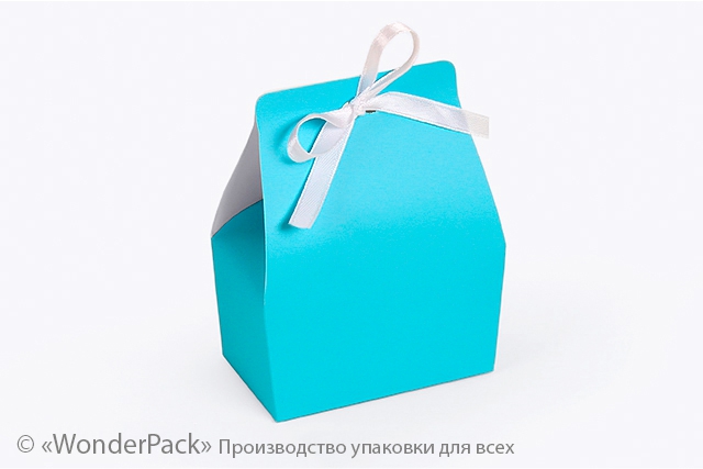 УДАЛЕНО * Коробка. Модель №0020 "Бонбоньєрка - принцеса". Код М0020-о13. блакитна - 1