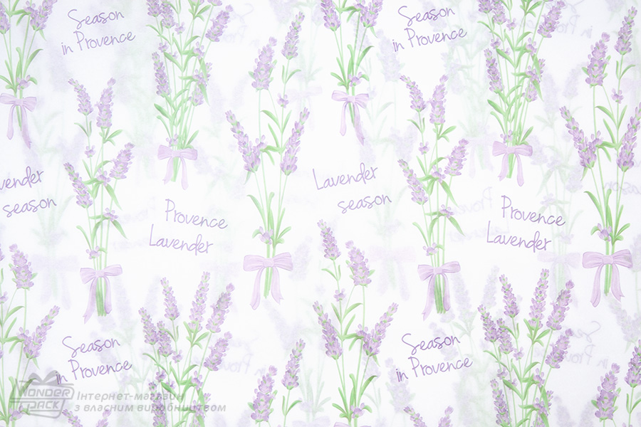 NEW!!! Тишью, папиросная бумага для упаковки. 50*70 см - Lavander season - 1