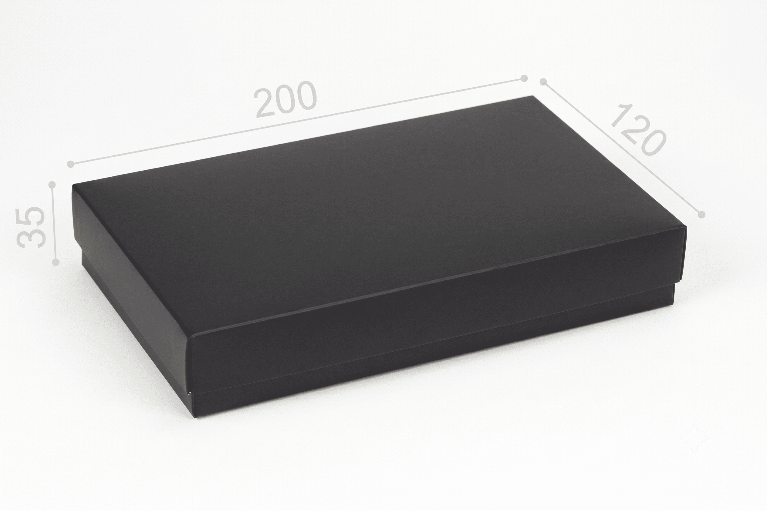 Коробка "Под кошелек 200*120*35" №М0077-о2. Черная